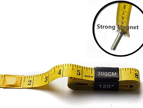 120 Inch 3 Meter Measure Tape With Magnet Soft Measure Meter for Car wrap vinyl Installation