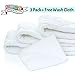 Bamboo Changing Pad Liners - 3 Pack - Anti Slip and Machine Washable - Super Soft Baby Wash Cloth Included