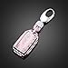 RYE Key Fob Cover with Glitter Liquid Quicksand,Flowing Bling Sparkle Key Fob Case Fit 4/5/6 Buttons Keyless Entry of Honda 2015-Up Civic Accord Fit Pilot CR-V Odyssey - Pink