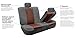 FH Group FH-PU160114 PU Classic Leather Seat Covers Brown/Gray, Airbag Compatible and Split Bench-Fit Most Car, Truck, SUV, or Van