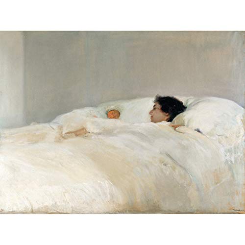 Joaquin Sorolla Y Bastida Mother Art Print Canvas Premium Wall Decor Poster Mural