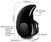 Bluetooth Earbud, NOVPEAK Mono Smallest In ear Wireless Handsfree Stereo Headphone Mini Earphone with Microphone for iPhone Samsung LG iPad and more IOS Android SmartPhones and Tablets Pc (Black)