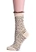 Field4U 5 Pairs Colorful Patterned Crew Socks - Cherry