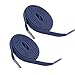 Newsight Tieless Shoelaces No tie Shoelaces Stretch Shoelaces Best in Sports Fan Shoelaces Flat Athletic Shoelaces for All Types of Kids & Adult Shoes (Navy Blue)