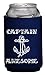 Funny Guy Mugs Captain Awesome Neoprene Can Coolie, Navy