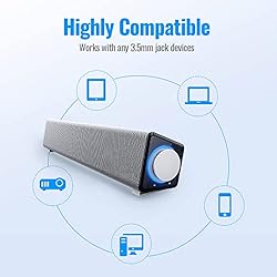 Computer Speakers, USB Powered Stereo Mini
