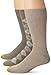 Gold Toe Men's Classic Dress Socks (Pack of Three Pairs), Barley Diamond/Oatmeal Flat/Barley Rib, 6-12.5