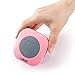 Laud Portable Bluetooth Shower Speaker - IPX4 Waterproof - Super Strong Suction Cup - Built In Mic For Hands free Calling - 6-Hour Music Playtime - Water Resistant Rubber (Pink)