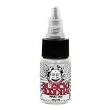 Black Buddha Colors Professional Tattoo Ink White Out 1/2 oz