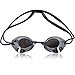 Actorstion Swim Goggles With Anti Fog UV Protection No Leaking Shatterproof for Adult Men Women Youth Kids Children + Goggles Case, Silicone Ear Plugs and Interchangeable Nose Bridge (Black)