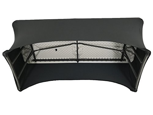 CB Accessories Stretch Table Cover 8ft Rectangular Fitted Spandex Full Length Tablecloth for Standard Folding Tables, Wedding Decorations, Catering Supplies and Holiday Party (8 ft, Black) - Thumbnail 5