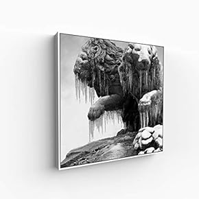 Canvas Wall Art for Living Room, Bedroom Portrait Framed Canvas Prints for Home Decoration Ready to Hang - 16x16 inches