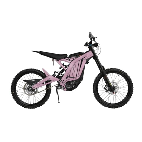 Glossy Glitter Surron Light Bee Graphics Kit Wrap - Solid Pink - Sur-Ron Skin -…