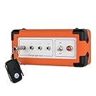 Guitar Amp Wall Key Holder with 4 Keychains. The Key Board Mini. Amp Inspired. American Made by DropLight Ind. (Orange)