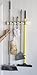 Magic Holder Wall Organizer, Secure Five Slot Broom and Mop Holder with Six Hanging Hooks, Sturdy Storage Rack for Closet, Kitchen, Garage, Tools or Laundry Room, Easy to Mount