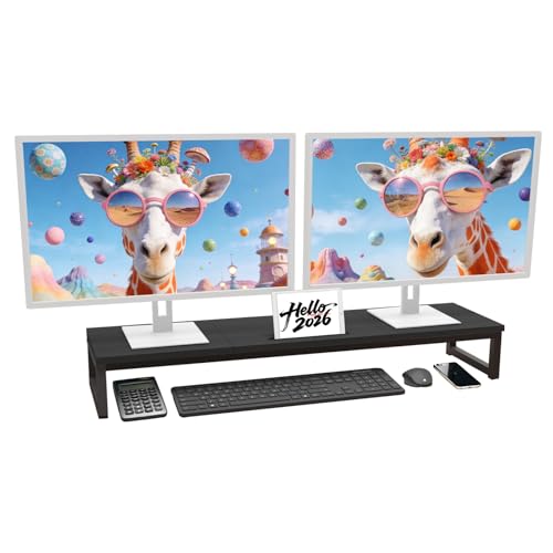 Huacz Dual Monitor Stand Riser