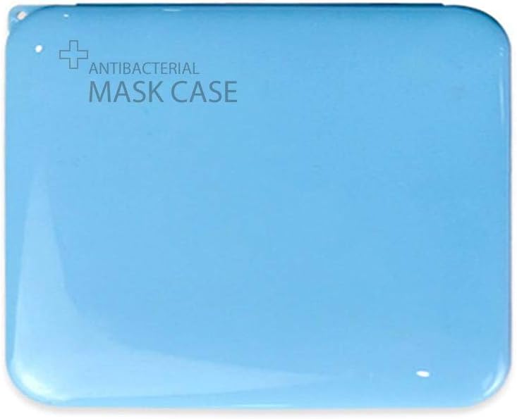 libelyef Portable Storage Box, Disposable Face Masks Container Dustproof Storage Organizer, Easy Carry Case DIY Mask Storage Box, For Masks Wet Wipes Gloves, 105x130mm