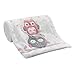 Lambs & Ivy Family Tree Coral/Gray/Gold Owl Blanket