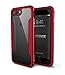 iPhone 7 Plus Case, X-Doria Defense Shield Series - Military Grade Drop Tested, Anodized Aluminum, TPU, and Polycarbonate Protective Case for Apple iPhone 7 Plus, [Red]