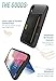 Smartish iPhone XR Wallet Case - Wallet Slayer Vol. 2 [Slim Protective Kickstand] Credit Card Holder for Apple iPhone 10R (Silk) - Black Tie Affair