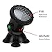 MUCH Underwater Light, Waterproof IP 68 Submersible Spotlight with 36-LED Bulbs 3.5W Color Changing Spot Light for Aquarium Garden Pond Pool Tank Fountain Waterfall