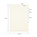 Hestya A5 6-Ring Binder Planner Refill Paper for Journals Notebooks Diaries Inserts, 8.35 by 5.59 Inches (200)