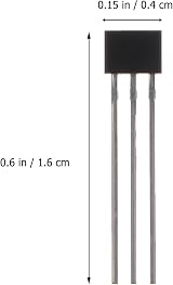 PartyKindom 100 Hall Effect Sensors 3144 for Brushless Motors DIY Projects view 3
