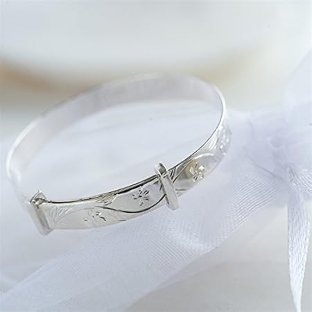sterling silver baby bangle bracelet
