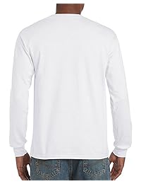 Gildan - Camisa de manga larga para hombre, algodón ultra para adulto, 2 unidades