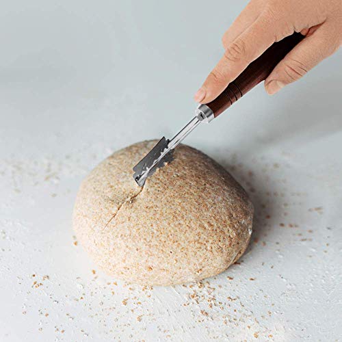 Premium Bread Lame Long Walnut Handle Design Dough Scoring Knife & Slashing Tool Pricepulse