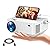 2019 Upgraded Mini Projector, DBPOWER 2800Lux Portable Video Projector for Home Theater, Support Screen Mirror with Smartphone & Pad, 1080P/HDMI/VGA/USB/TV Box/Laptop/DVD/External Speaker Supported