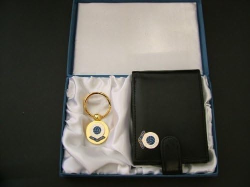 Soccer Club Wallets-Blackburn Rovers Leather Wallet Keyring