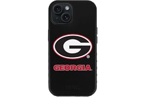Guard Dog Case Compatible with iPhone 15 - Military Grade - Rugged Two Piece Protection - Collegiate Licensed - Georgia Bulldogs - Logo