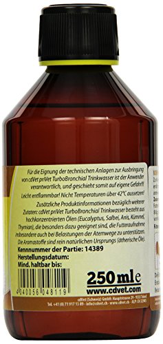 cdVet Natuurproducten privé bronchiaal 250 ml - konijnen, gevogelte - voormengsel - luchtwegondersteuning… - Afbeelding 4