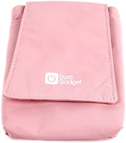 Lightweight, Cushioned &amp; Ultra-Portable Case in Light Pink Compatible with Lexibook Cameras: Minion DJ024DES | Monster High DJ017MH | Paw Patrol DJ017PA | Peppa Pig DJ017PP - by DURAGADGET