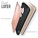 TUDIA Rugged Drop Protection Merge Series Designed for Motorola Moto G6 Play Case/Moto E5 Case, Heavy Duty Slim Protective Phone Case Cover for Moto G6 Play, Motorola Moto E5 (Rose Gold)