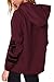 HelloTem Women Hoodie Sweatshirt Long Sleeve Letter Print Casual Pullover Tops,Dark Red,X-Large