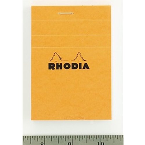 Rhodia Classic Orange Notepad 3X4 Grid