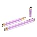 iDream365 Capacitive Stylus Pens for Touch Screens,Smartphones,Tablets PC-(Extra 2 Refills+8 Rubber Tips) with Gift Box-2Pack Pink/Gold