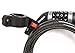 Wordlock Combination Bike Cable Lock – 4 Dial, 5 Foot, Black , 7.70in. x 6.00in. x 1.30in.