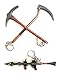 Gamer Gifts Video Game Key chain | Pickaxe Rocket Launcher and Grim Reaper 3 Pack Keychains Birthday Gaming Gift | Great for Kids Teens Men and Women | Portable Lightweight Toys