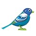 DigiBirds - Bird with Bird Cage - Blue