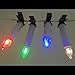 Tree LED Candle Light ONEVER Battery Powered Remote Control Flameless LED Candle Light RGB Christmas Candle Lights with Detachable Clip for Christmas Decoration, Wedding, Halloween, Thanksgiving