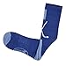 ChalkTalkSPORTS Hockey Half Cushioned Crew Socks | Crossed Sticks | Royal/White