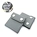 ILIVABLE Seatbelt Adjuster, Comfort Universal Auto Shoulder Neck Strap Positioner Clips, Vehicle Seat Belt Covers (2 Pack, Grey)