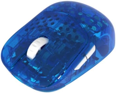 GWolves HSK Plus Lite Wireless Fingertip Grip Gaming Mouse, ~38Gram, Low Latency, PAW3399,21,000CPI, Nrf52840 High-Performance CPU, 5Programmable Btns, On-Board Memory, PC/Mac and Laptop (BlueWave)