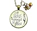 Strong Women Necklace With Brave Wings She Flies Mantra Jewelry 24