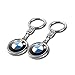 Bailunte Compatible for BMW Keychains 3D Car Logo Key Chain Key Ring Accessories Gift Present for Men and Woman (2pcs)