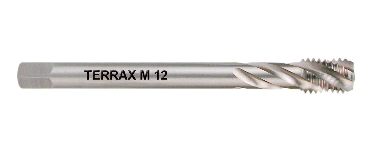 Terrax 233120TX Machine Tap Drill DIN 371 M12 High-Speed Steel