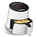 Bagotte Air Fryer, 3.7QT Oilless Electric Hot AirFryer with Full Touch Screen, 1500W Auto Off and Memory Function, Detachable Basket Dishwasher Safe, 6 Cooking Presets and Recipes, for Fast Healthier Food